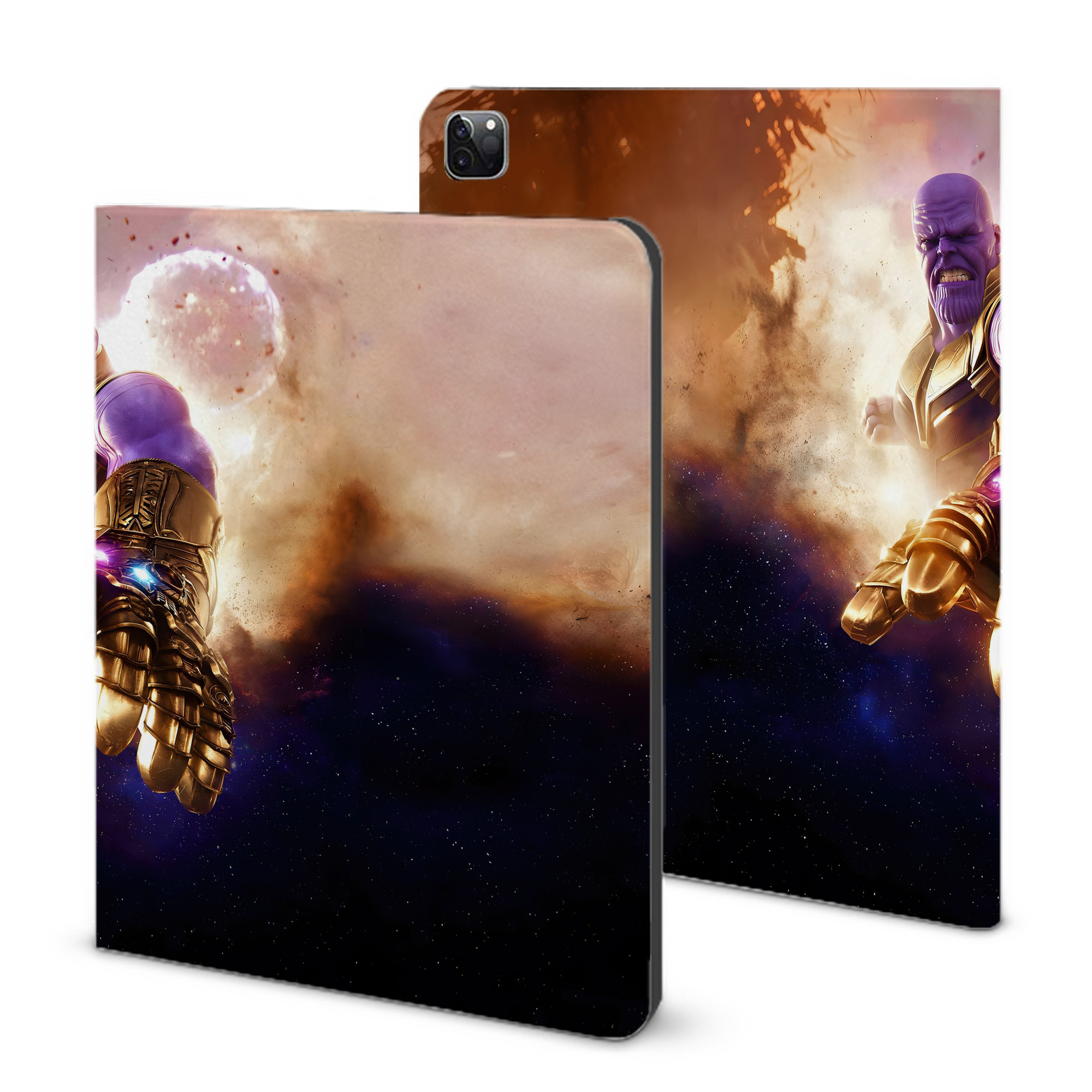 （画像用） アベンジャーズ The Avengers IPad ケース ブック型 PUレザー TPU 耐衝撃 軽量 薄型 ペン収納なし 全面保護 IPad 各モデル対応